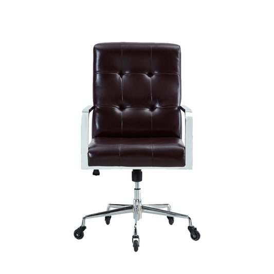 Boston Swivel Desk Chair Eco Leather With Caster Wheels
